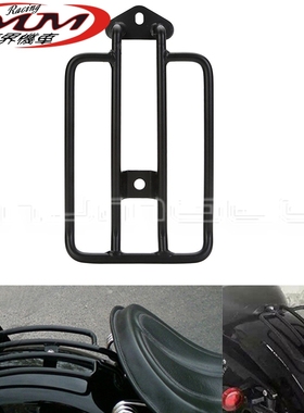 适用哈雷Sportster XL883 XL1200摩托车改装件黑色行李架尾架货架