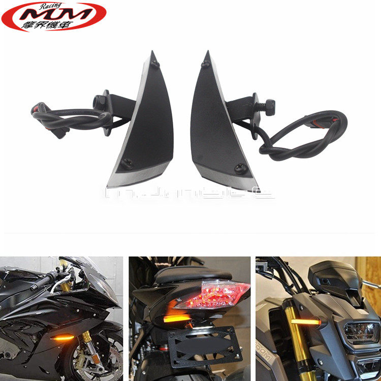 适用宝马摩托车改装件S1000RR HP4 LED转向灯 转弯信号灯 指示灯