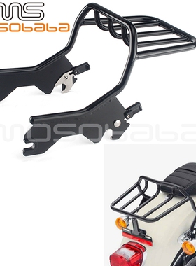 摩托车改装通用适用哈雷软尾标准FXST继承者114行李架尾架08-20年