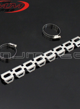 适用F800/650 Tiger955雅马哈XT660R摩托车配件不锈钢排气管护罩