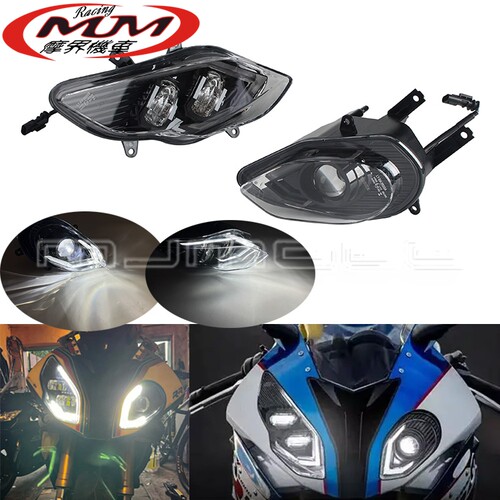 摩托车改装件适用宝马S1000RR K46即插即用LED双大灯2015-2018年