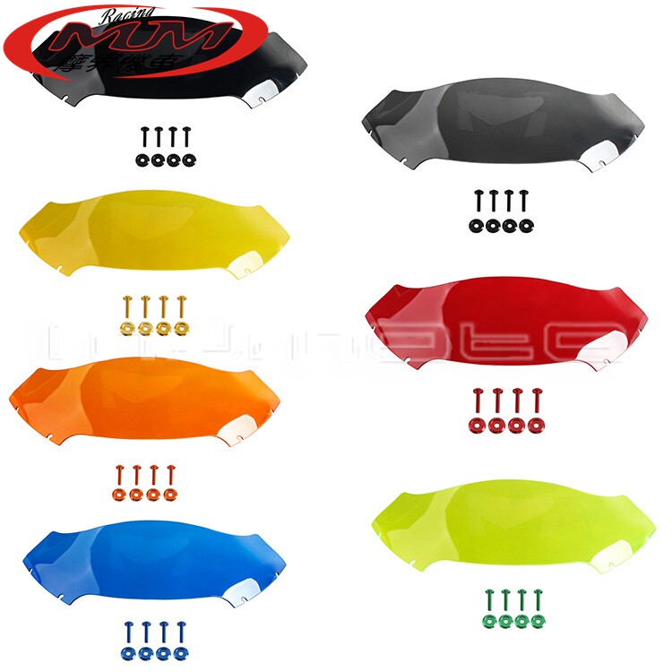 摩托车改装件适用哈雷 RoadGlide FLTRX加厚PC挡风玻璃7寸小风挡