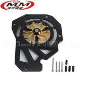 适用于本田ADV160 PCX160摩托车改装 配件四色散热器保护板风扇盖