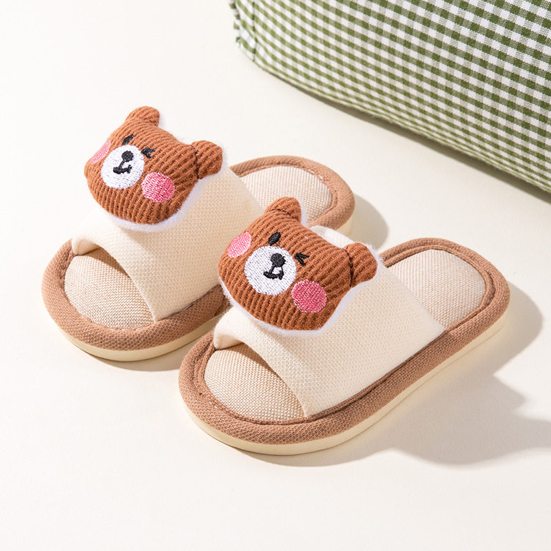 儿童亚麻卡通拖鞋2026新款春秋幼儿园宝宝防滑居家室内拖男孩女童,童鞋/婴儿鞋/亲子鞋,儿童亚麻拖鞋,淘宝优惠券,粉丝福利购,淘宝优惠卷