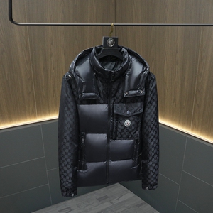 冬装男士连帽可脱卸羽绒服  29029P350图片