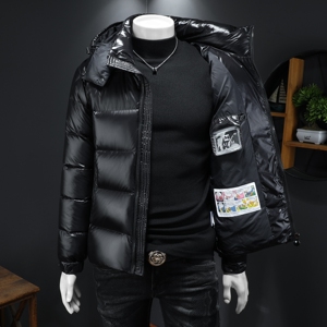 冬装男士连帽（可脱卸）羽绒服  90绒  W063P380图片