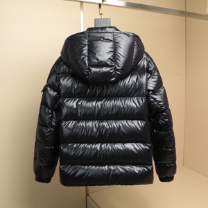 冬装男士连帽（可脱卸）羽绒服90绒W063P380,红色连衣裙搭配黑色厚底鞋效果图图片