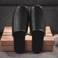 Japanese-style spring and autumn genuine sheepskin home slippers, high-end bedroom anti-slip home cowhide floor slippers for men and women thumbnail 8