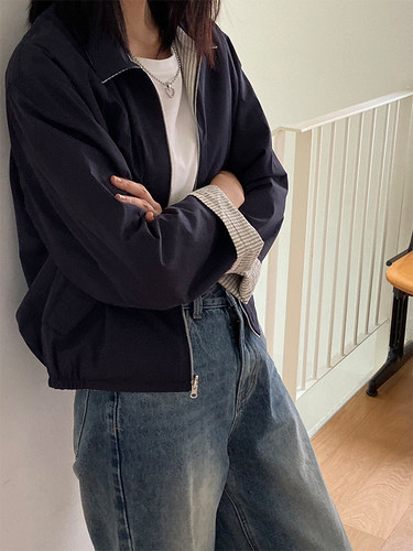 HGE睡格好觉街头风正反两穿夹克