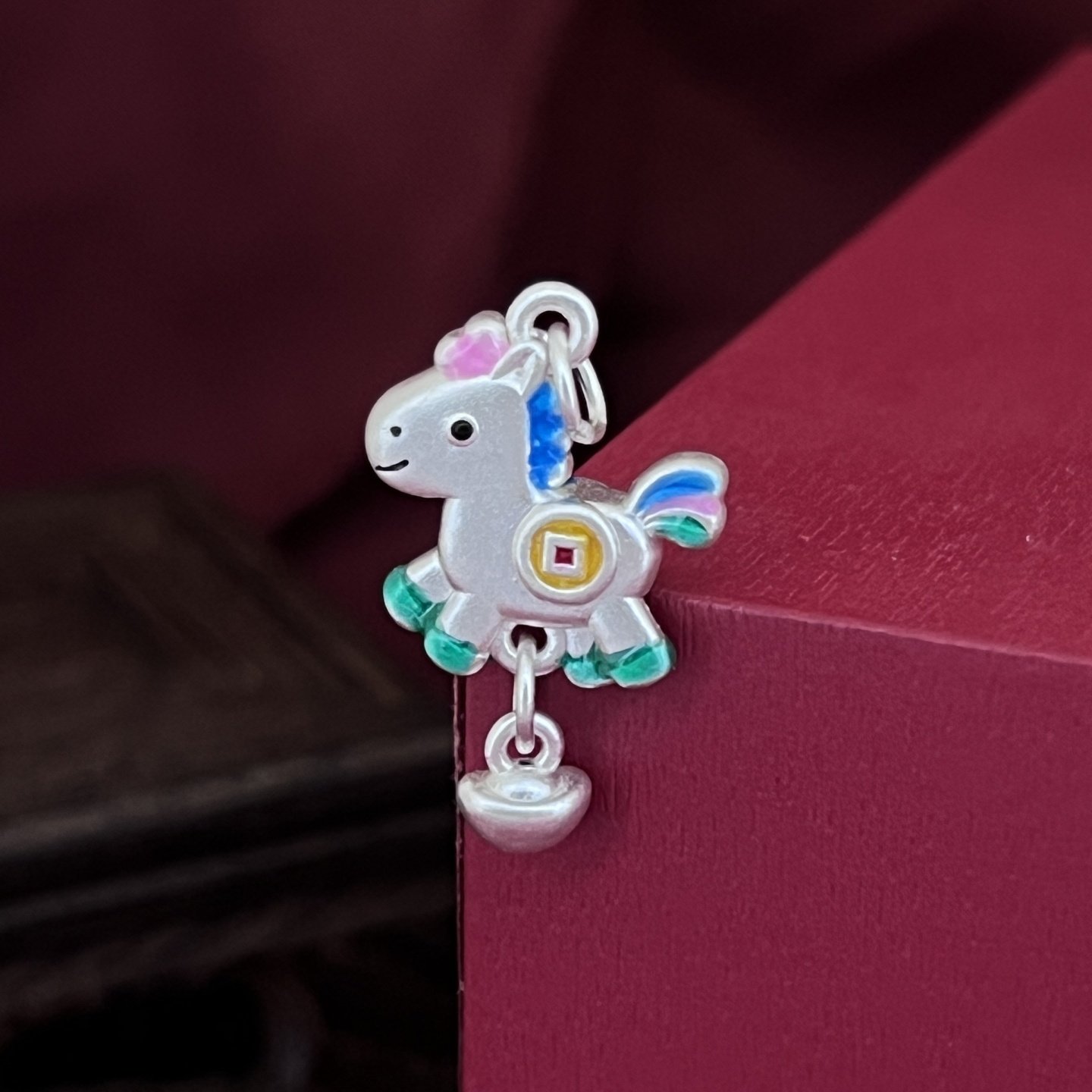 吊饰DIY99足银古法流苏全新编绳