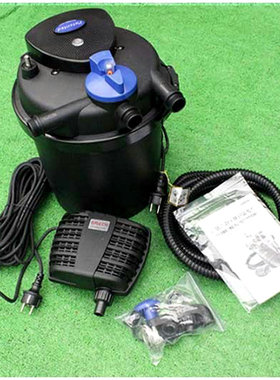 CPF-1500ST/2500T鱼池过滤器过滤桶小型池塘生化压力防堵水泵净水