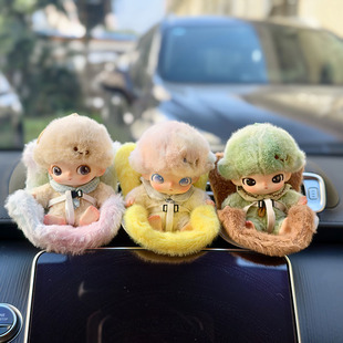 DIMOO新生日记搪胶毛绒挂件安全座椅车内沙发香薰摆件装饰可爱萌