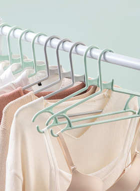 茶花  塑料防滑衣架成人衣撑晾晒轻便通用衣架07041T