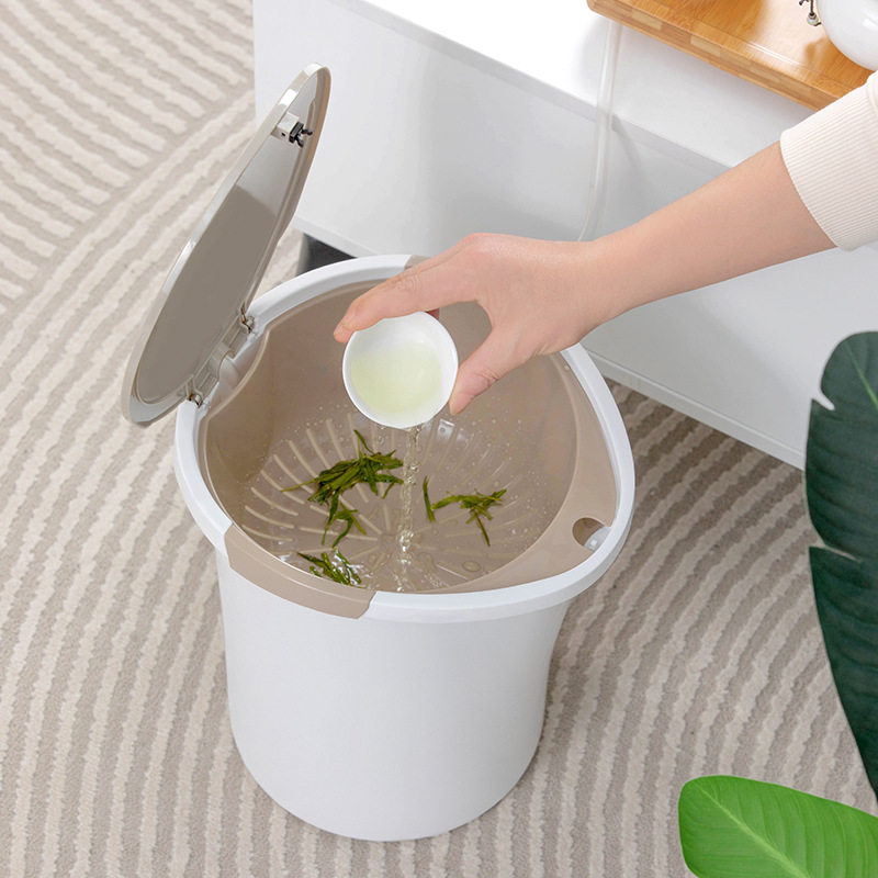 茶花茶水桶过滤茶桶排水茶渣桶家