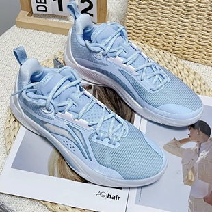 LiNing 李宁闪击10男子低帮减震防滑透气耐磨实战篮球鞋ABAT085