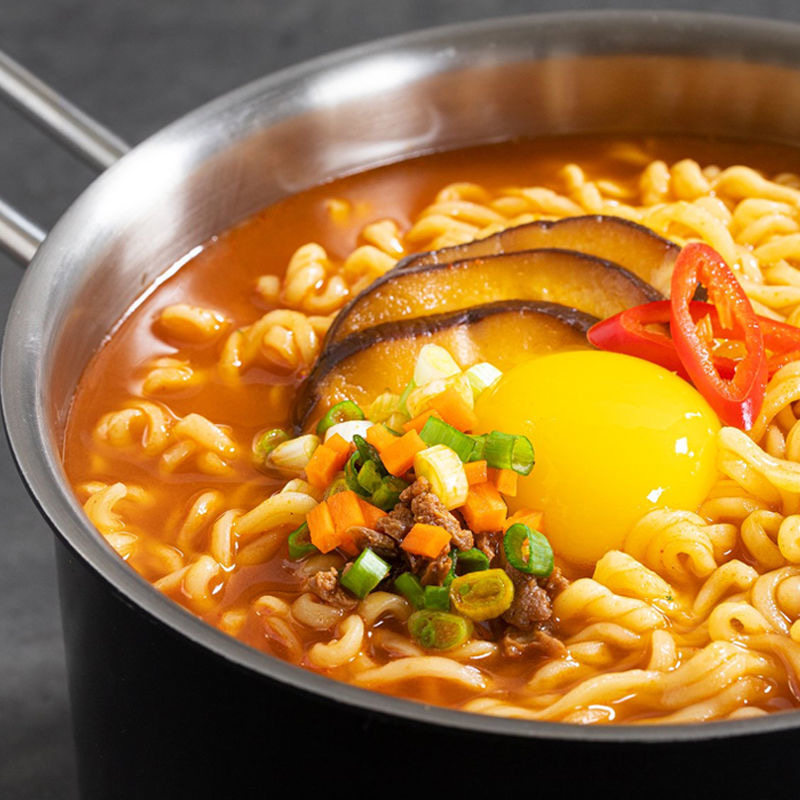 韩国进口泡面袋装拉面不倒翁真拉面韩国方便拉面宿舍方便速食早餐