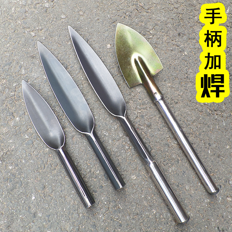 小铲子锰钢铁锹赶海工具花铲挖野菜神器户外园艺种菜尖头加厚小铲 鲜花速递/花卉仿真/绿植园艺 铲子 原图主图