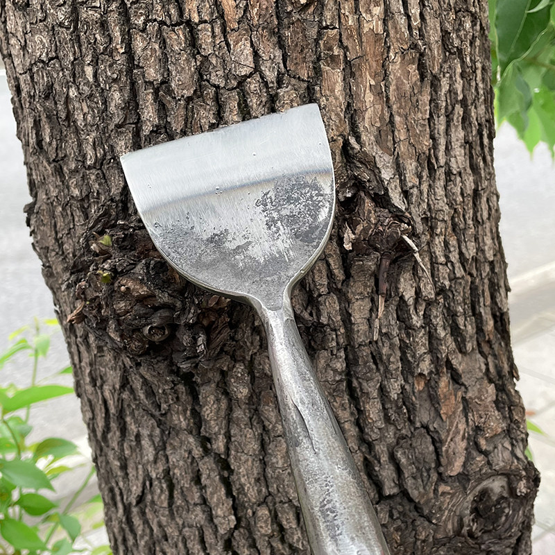 清洁铲刀去污工具长手柄剁辣椒蒜蓉户外登山拐杖除草铲土树皮铁铲