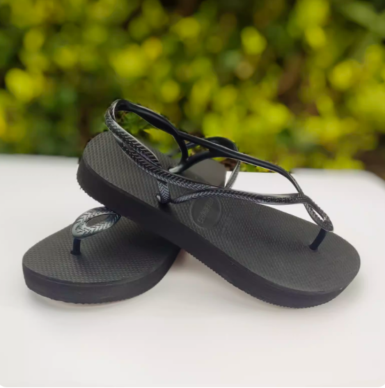 巴西havaianas luan松糕底女士休闲夹趾外穿厚底夏季凉鞋正品