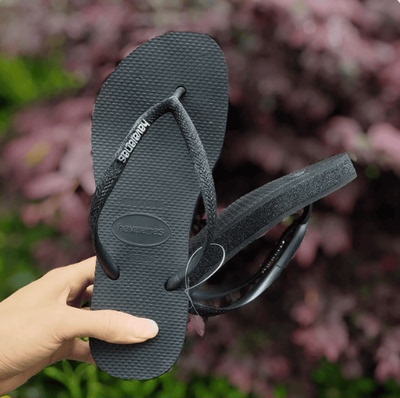 巴西哈瓦那松糕底女士人字拖鞋