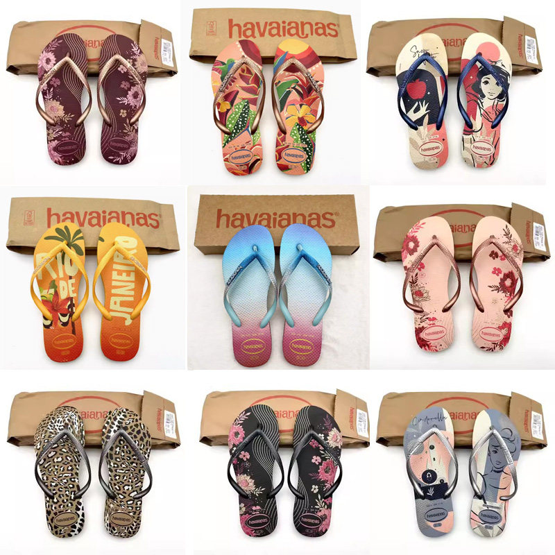 2024巴西正品哈瓦那havaianas SLIM女士花色防滑沙滩休闲人字拖