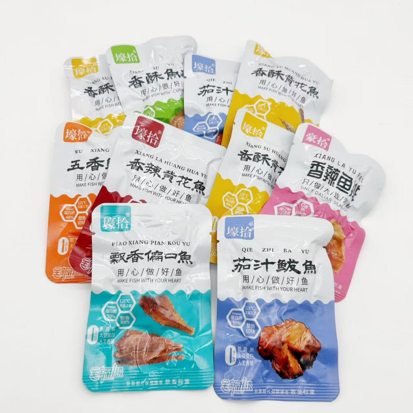 大连特产壕拾香酥黄花鱼偏口茄汁鲅鱼香辣鱼排即食小包装海鲜零食