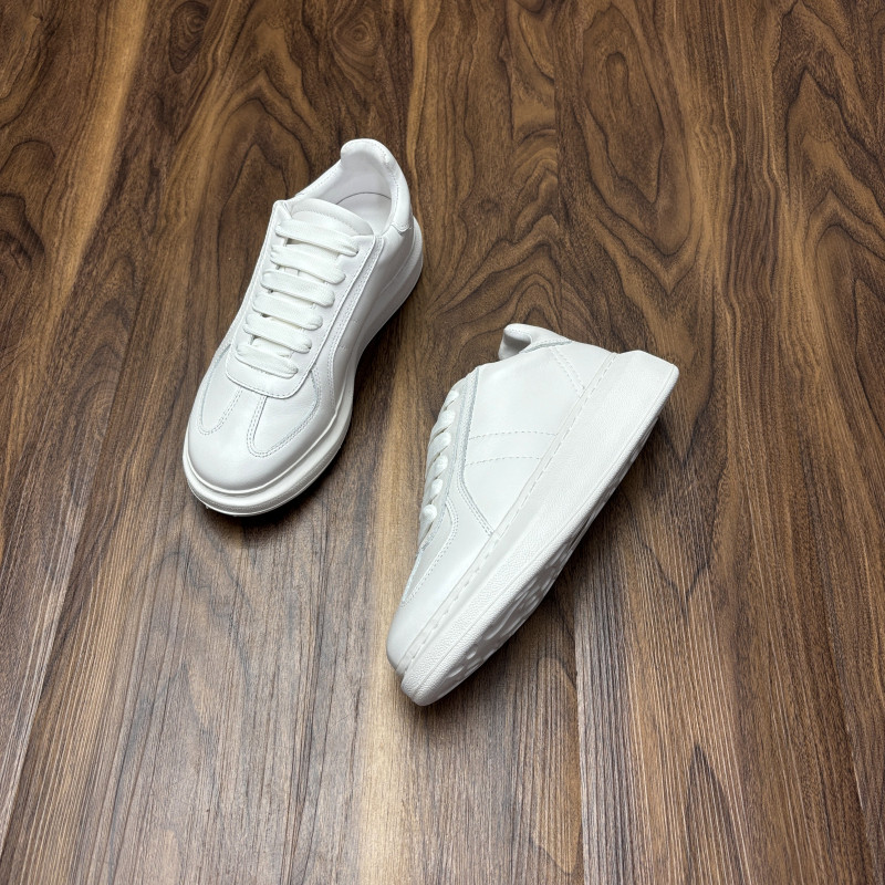 2024新款厚底德训鞋真皮小白鞋