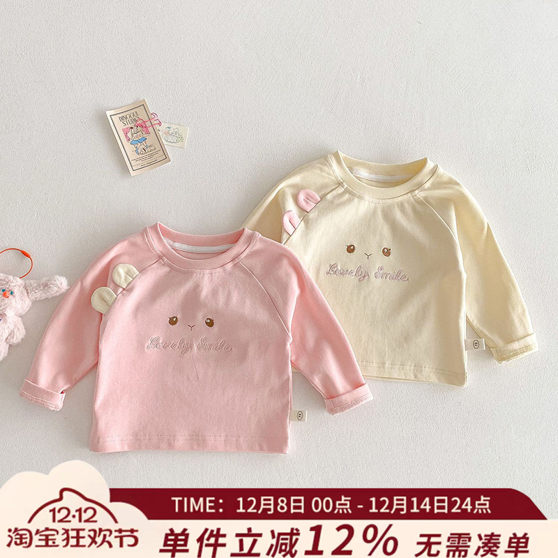 女宝宝可爱长袖T恤洋气上衣