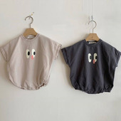 宽松三角包屁衣薄款 宝宝短袖 新生儿连体衣 婴儿哈衣ins风韩版 夏款