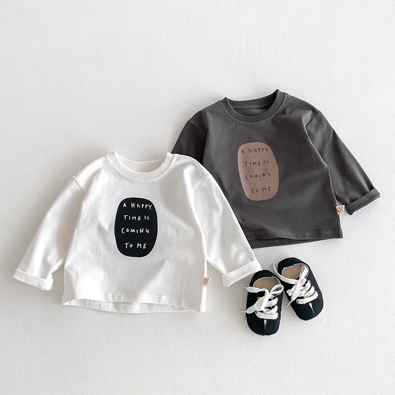 儿童T恤纯棉春秋装休闲韩版宝宝春秋长袖打底衫男童女童婴儿上衣,童装/婴儿装/亲子装,T恤,淘宝优惠券,粉丝福利购,淘宝优惠卷