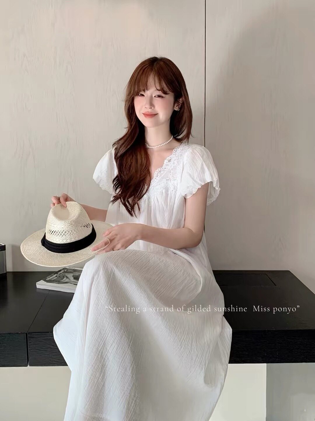 法式白色纯棉长裙睡裙睡衣女款2026新款夏天季高级感度假风可外穿