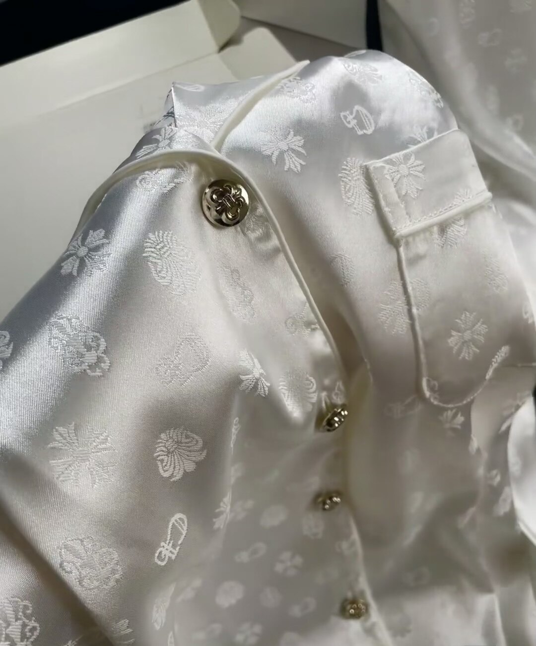 新款罗克心睡衣女高级感家居服套装春秋个性化定制刺绣送闺蜜礼物