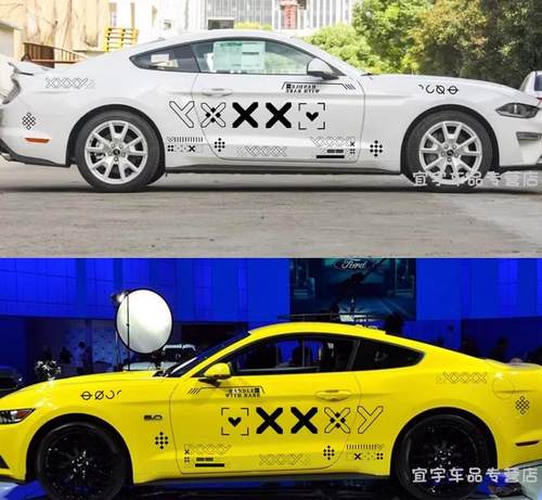 野马GT车身贴纸车贴拉花印花集