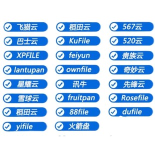飞猫盘 lemondisk 116pan.xyz 飞驰云盘 JK云盘 CocDrive蘑菇云