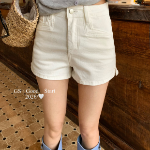 依依家臀比～春夏时髦复古美式 D3105 水洗百搭休闲牛仔短裤