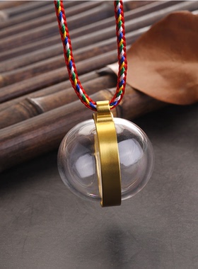 大容量可打开装东西嘎乌项链吊坠