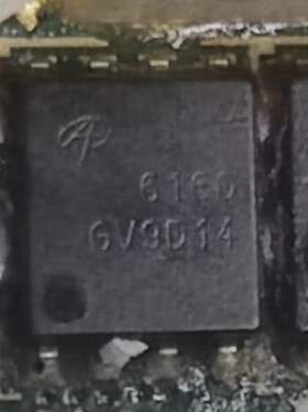 全新原装 AON6160 N沟道 60V100A MOS场效应管IC芯片 DFN封装丝印