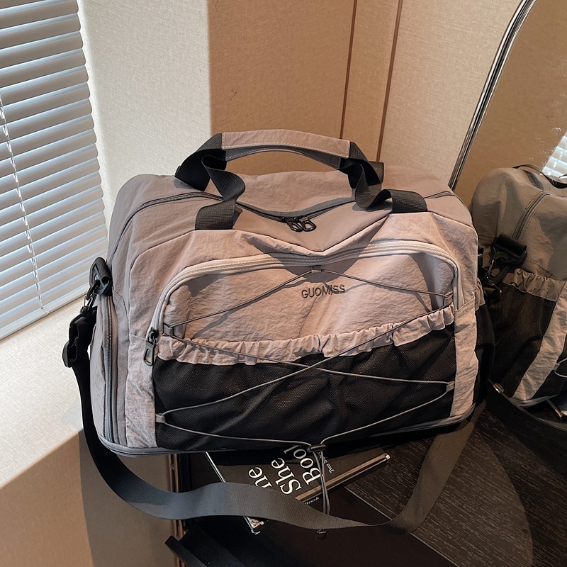 大容量手提旅行包女短途轻便旅游收纳行李包男干湿分离运动健身包