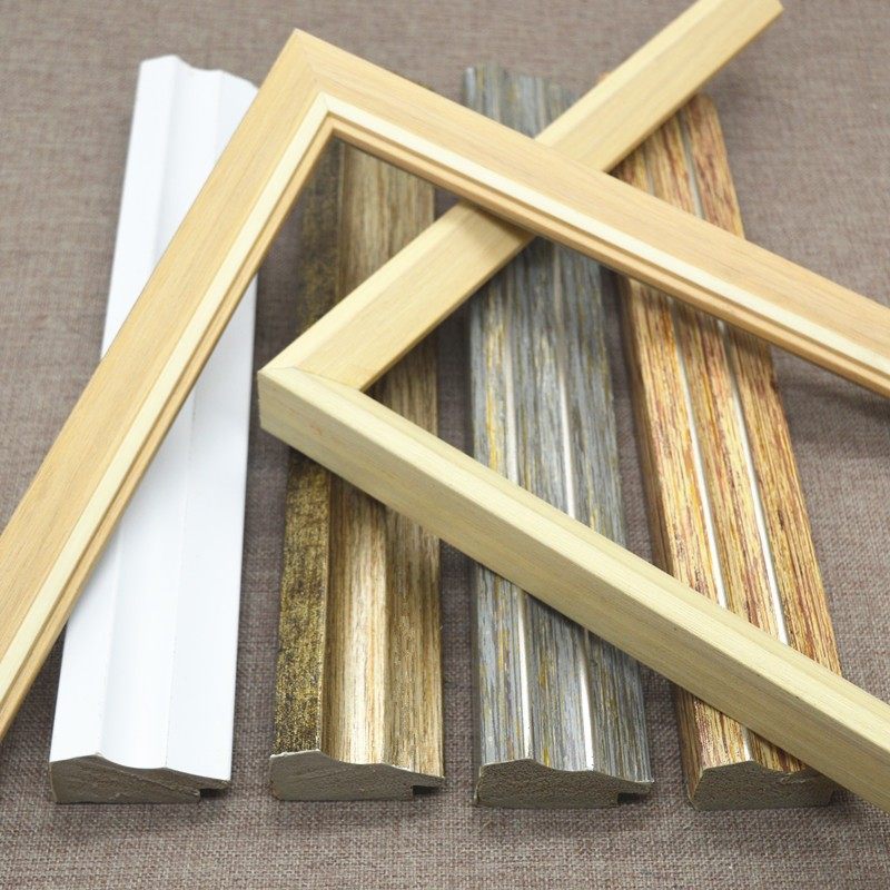 组合相框照片仿实木定制装饰线条相框线条十字绣边框镜框相框线条