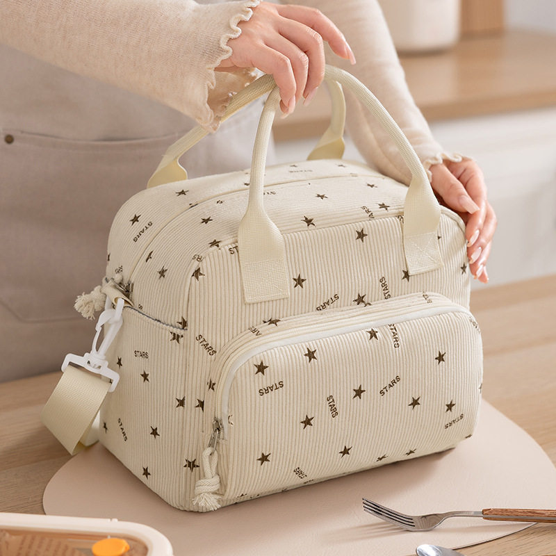 新款斜挎饭盒袋灯芯绒单肩手提便当包通勤族上班学生出行保温包,运动包/户外包/配件,挎包/拎包/休闲包,淘宝优惠券,粉丝福利购,淘宝优惠卷