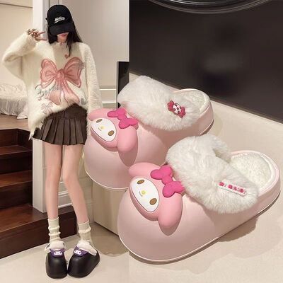2025卡通可爱棉拖鞋女可拆洗