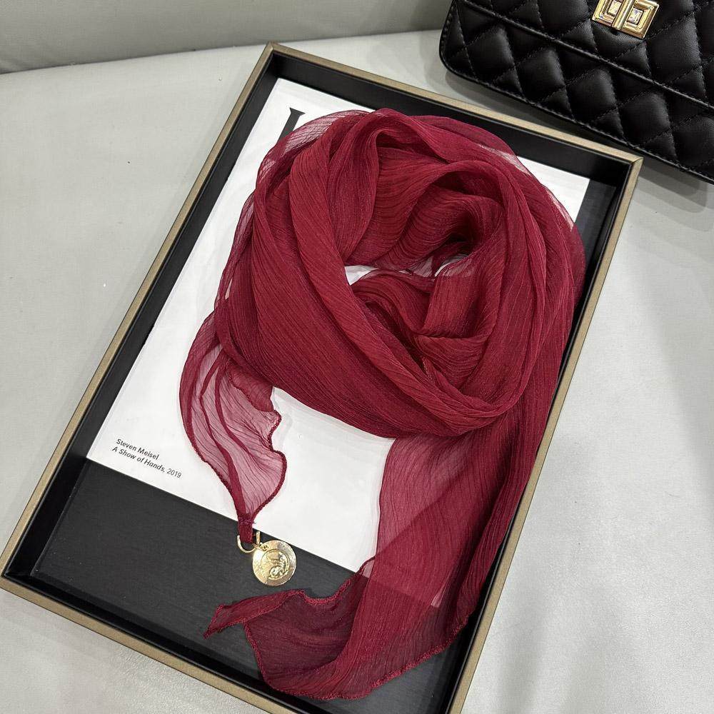 夏季新款韩版纯色飘逸吊坠丝巾围巾时尚百搭护颈长巾旅游拍照披肩,服饰配件/皮带/帽子/围巾,围巾/丝巾/披肩,淘宝优惠券,粉丝福利购,淘宝优惠卷