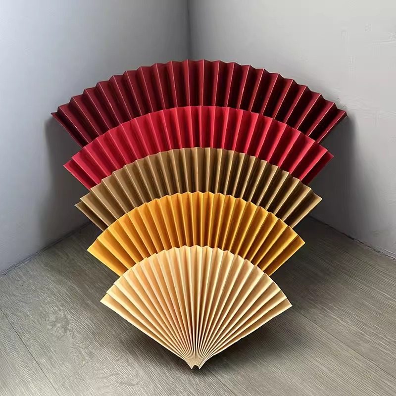 折叠工艺扇摆件拍照婚庆美陈橱窗道具折纸红色周岁生日布置装饰风,家居饰品,工艺扇/团扇/喜扇/折扇,淘宝优惠券,粉丝福利购,淘宝优惠卷