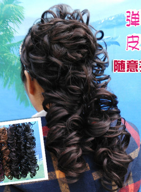 缠绕式丸子头毛毛虫新娘盘发