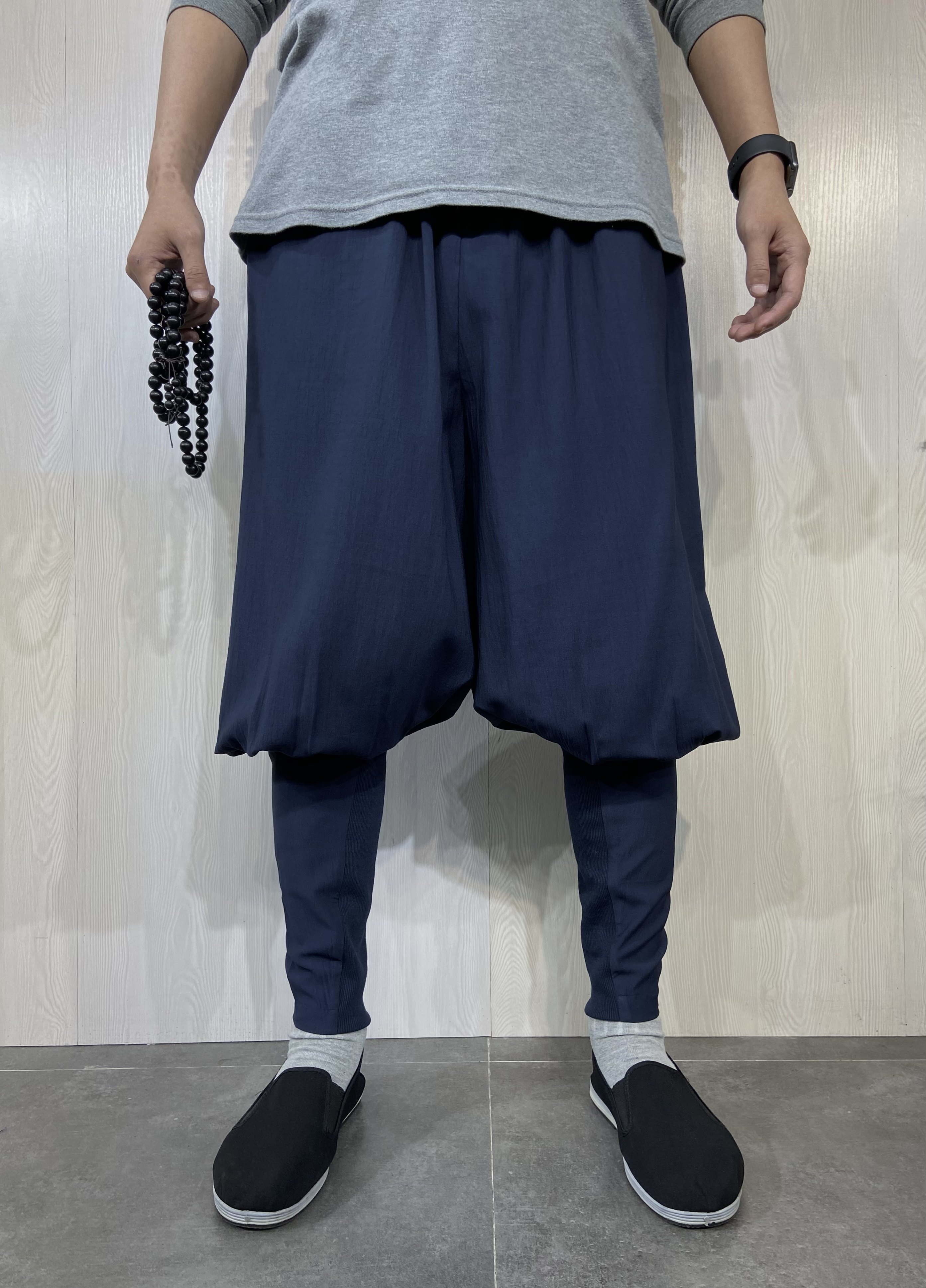 慈心缘僧服夏季免绑腿僧裤禅修裤短褂大褂独家设计无拉链英国丝麻