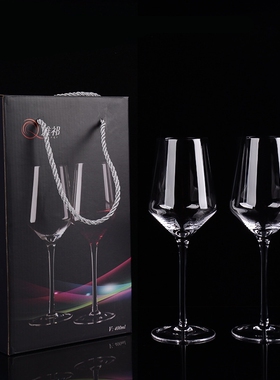水晶高脚杯红酒杯家用2支欧式礼盒无铅玻璃个性醒酒器葡萄酒杯子
