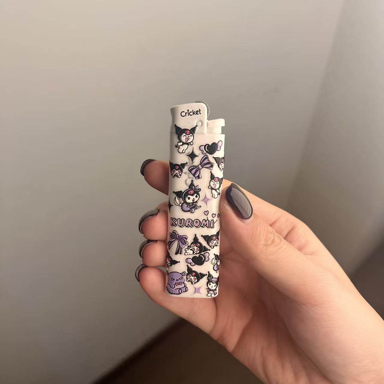 高颜值cricket草蜢打火机个性HelloKitty猫砂轮明火一次性打火机