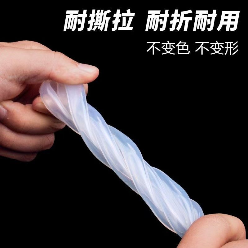 食品级硅胶管软管透明无味饮水机管耐高温橡胶硅胶管2/4/6/8/12mm