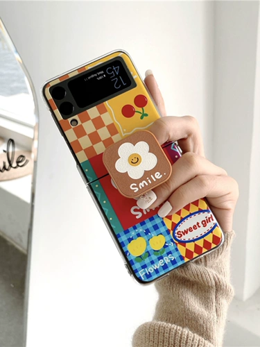 Samsung, брендовая совместимая трубка на солнечной энергии, GalaxyZFlip4, прозрачный чехол для телефона, GalaxyZFlip3, защитный чехол, GalaxyZFlip5, складывающийся экран