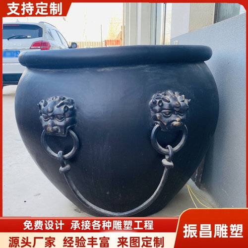 铜大缸铜门海故宫大缸